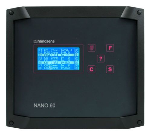 NANO60 centalka stacjonarny system pomiarowy gazów